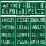 Benutzerdefinierte Weiße Linien Grün Jersey Sublimation Uniform Fußball Benutzerdefinierte Weiße Linien Grün Jersey Sublimation Uniform Fußball