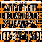 Uniform Schwarz Formen Orange-Weiß Sublimation Fußball Jersey Bay Geometrisch Benutzerdefinierte Uniform Schwarz Formen Orange-Weiß Sublimation Fußball Jersey Bay Geometrisch Benutzerdefinierte