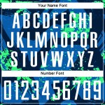Fußball Weiß-Neon Sublimation Jersey Royal Custom Uniform Grün Fußball Weiß-Neon Sublimation Jersey Royal Custom Uniform Grün
