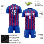 Royal Sublimation Custom Fußball Uniform Trikot Weiß-Rot Royal Sublimation Custom Fußball Uniform Trikot Weiß-Rot