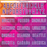 Rosa Fußball Formen Geometrische Lila-Weiß Uniform Custom Jersey Sublimation Rosa Fußball Formen Geometrische Lila-Weiß Uniform Custom Jersey Sublimation