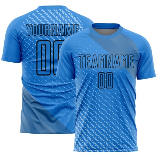 Lakes Shapes Geometric Custom Jersey Schwarz Uniform Blau Fußball Sublimation Lakes Shapes Geometric Custom Jersey Schwarz Uniform Blau Fußball Sublimation
