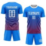 Benutzerdefinierte weiß-rote Uniform Royal Jersey Sublimation Fußball Benutzerdefinierte weiß-rote Uniform Royal Jersey Sublimation Fußball
