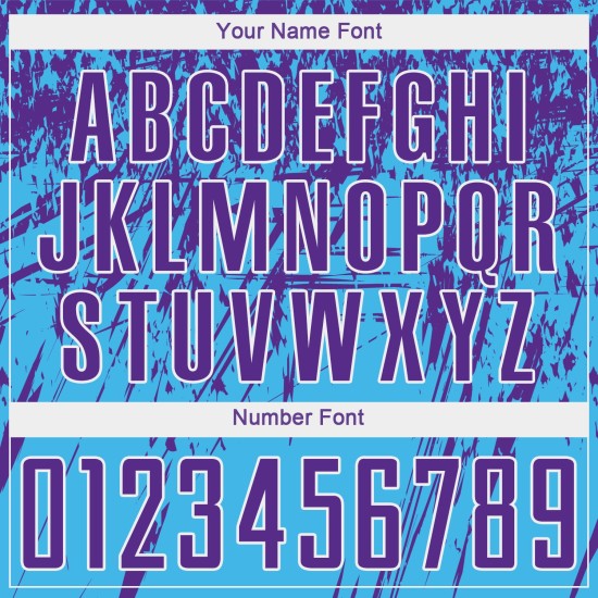 Fußball Lila-Weiß Custom Sublimation Uniform Sky Jersey Blau Fußball Lila-Weiß Custom Sublimation Uniform Sky Jersey Blau