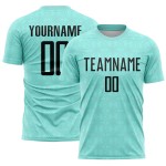Eis Fußball Sublimation Geometrische Jersey Formen Benutzerdefinierte Schwarz Uniform Blau Eis Fußball Sublimation Geometrische Jersey Formen Benutzerdefinierte Schwarz Uniform Blau