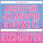 Wave Sublimation Light Uniform Rosa Fußballtrikot Blau-Weiß Custom Fluid Abstract Wave Sublimation Light Uniform Rosa Fußballtrikot Blau-Weiß Custom Fluid Abstract