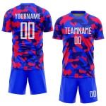 Service Sublimation Fußball Camo Salute Uniform Jersey Custom Weiß-Royal To Service Sublimation Fußball Camo Salute Uniform Jersey Custom Weiß-Royal To