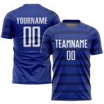 Uniform Soccer Royal Custom Sublimation Weiß-Marineblaues Trikot Uniform Soccer Royal Custom Sublimation Weiß-Marineblaues Trikot
