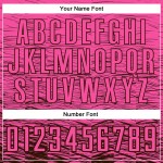Benutzerdefinierte Uniform Braun Rosa Sublimation Jersey Fußball Benutzerdefinierte Uniform Braun Rosa Sublimation Jersey Fußball