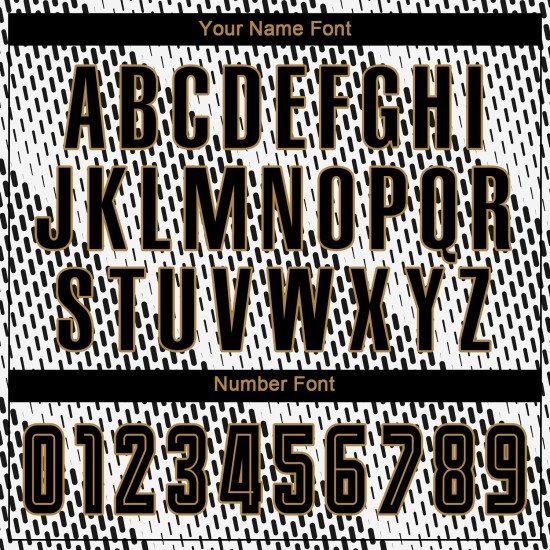 Benutzerdefinierte schwarz-alte Uniform Gold Fußball weiß Sublimation Jersey Benutzerdefinierte schwarz-alte Uniform Gold Fußball weiß Sublimation Jersey