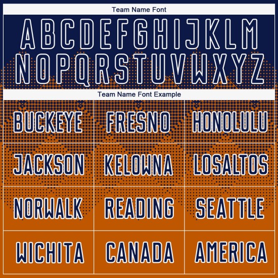 Marineblau-Weiß Sublimation Texas Custom Uniform Trikot Fußball Orange Marineblau-Weiß Sublimation Texas Custom Uniform Trikot Fußball Orange