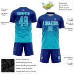 Soccer Lakes Uniform Sublimation Blau-Weiß Royal Jersey Custom Soccer Lakes Uniform Sublimation Blau-Weiß Royal Jersey Custom