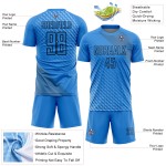 Lakes Shapes Geometric Custom Jersey Schwarz Uniform Blau Fußball Sublimation Lakes Shapes Geometric Custom Jersey Schwarz Uniform Blau Fußball Sublimation