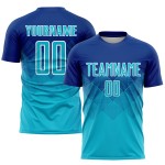 Soccer Lakes Uniform Sublimation Blau-Weiß Royal Jersey Custom Soccer Lakes Uniform Sublimation Blau-Weiß Royal Jersey Custom